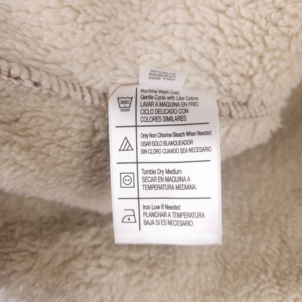 Coleman Bonded Sherpa Lined Henley Shirt Men's Small Copper Waffle Knit Thermal - Picture 11 of 14